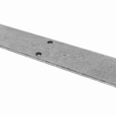 Pewter 400mm Plain Fingerplate - Image 1