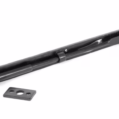 Black 12" Flush/Slide Door Bolt - Image 3
