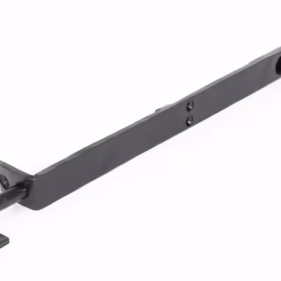 Black 12" Flush/Slide Door Bolt
