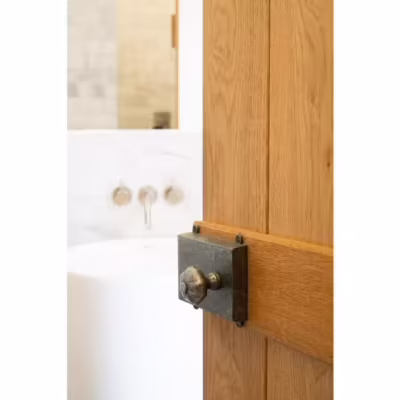 Pewter Rim Lock & Cast Iron Cover - Image 3