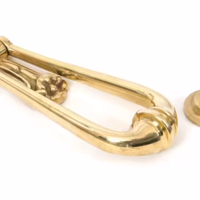 Polished Brass Loop Door Knocker