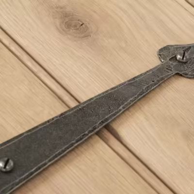 Pewter 12" Arrow Head T Hinge (pair) - Image 3