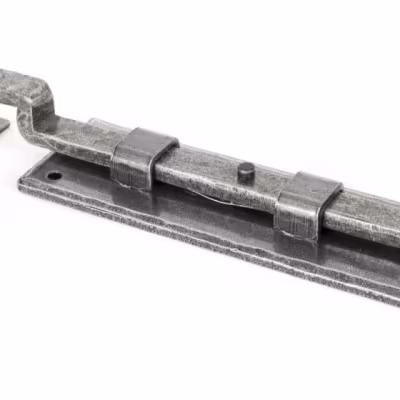 Pewter 6" Cranked Door Bolt