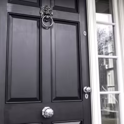 Pewter Oval Escutcheon - Image 3