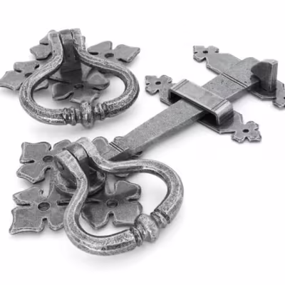 Pewter Shakespeare Latch Set - Image 1