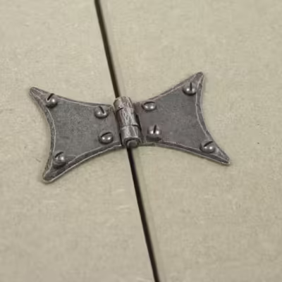 Pewter 3" Butterfly Hinge (pair) - Image 4