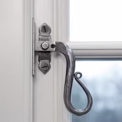 Pewter Locking Shepherd's Crook Fastener - RH - Image 4