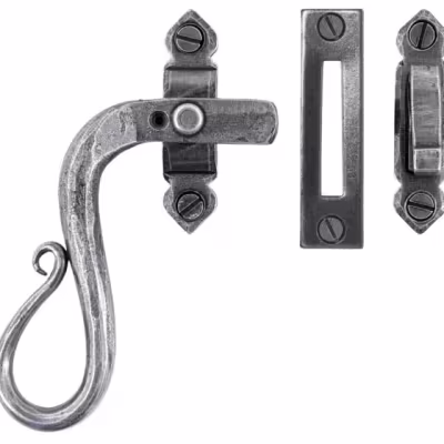 Pewter Locking Shepherd's Crook Fastener - LH - Image 3