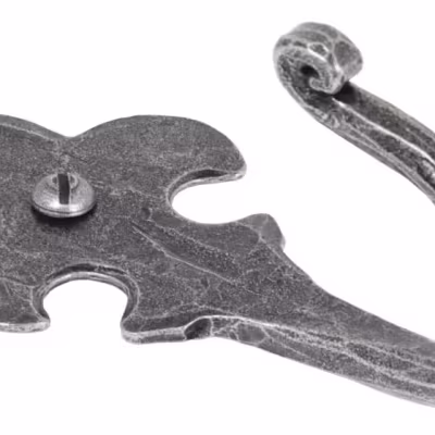 Pewter Fleur-De-Lys Coat Hook