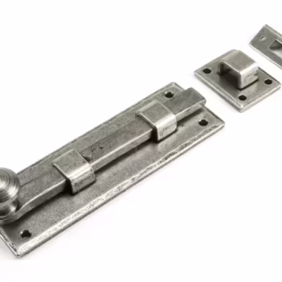 Pewter 6" Straight Knob Bolt