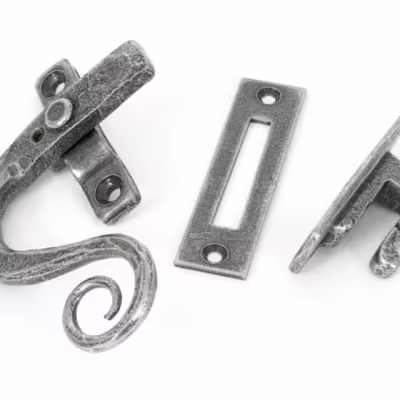 Pewter Locking Monkeytail Fastener - LH - Image 1