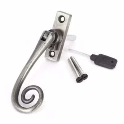 Antique Pewter Slim Monkeytail Espag - RH