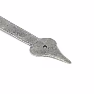Pewter 35" Hook & Band Hinge - Cranked (pair) - Image 5