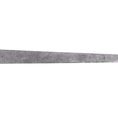 Pewter 35" Hook & Band Hinge - Cranked (pair)