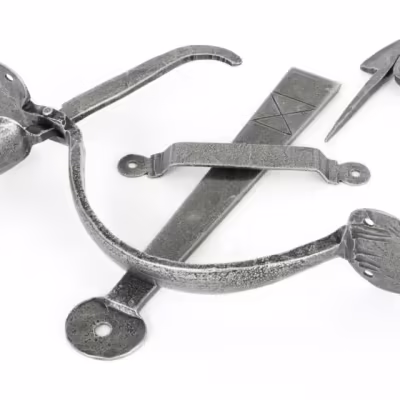 Pewter Heavy Bean Thumblatch