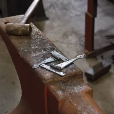 Pewter 4" Arrow Head T Hinge (pair) - Image 4