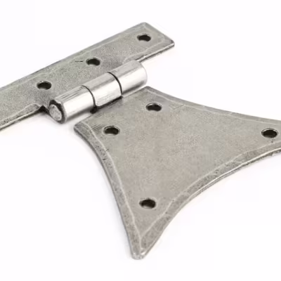 Pewter 3¼" Half Butterfly Hinge (pair) - Image 1