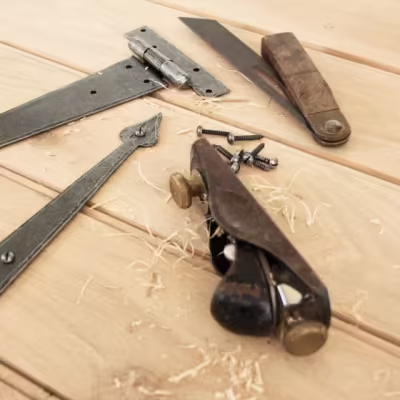 Pewter 15" Arrow Head T Hinge (pair) - Image 4