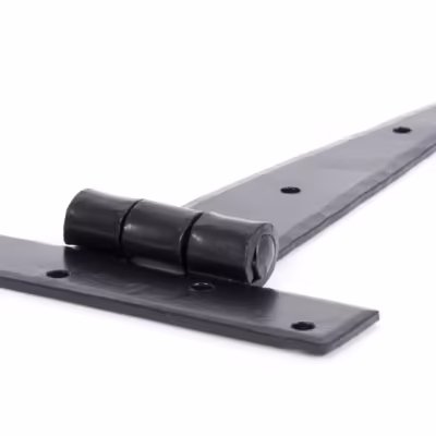 Black 9" Arrow Head T Hinge (pair) - Image 3