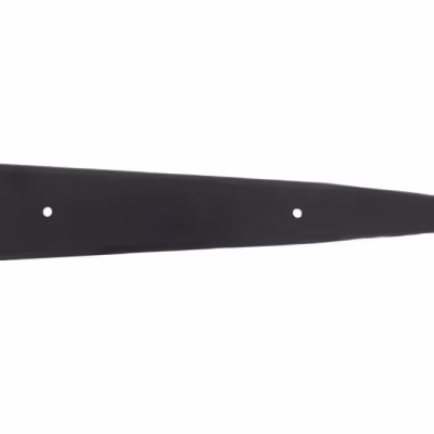 Black 15" Arrow Head T Hinge (pair)