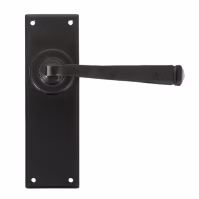 Black Avon Lever Latch Set