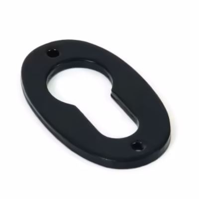 Black Oval Euro Escutcheon