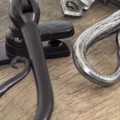 Black Shepherd's Crook Fastener - Image 4