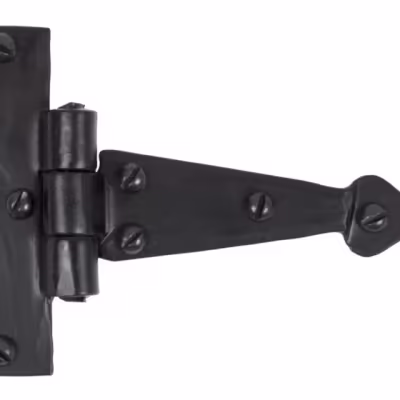 Black 4" Arrow Head T Hinge (pair)
