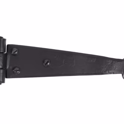 Black 6" Arrow Head T Hinge (pair)