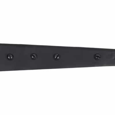 Black 9" Penny End T Hinge (pair)