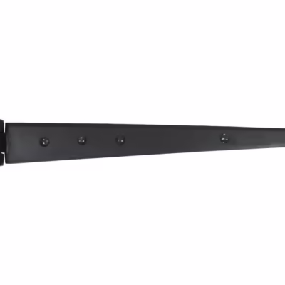 Black 15" Penny End T Hinge (pair)