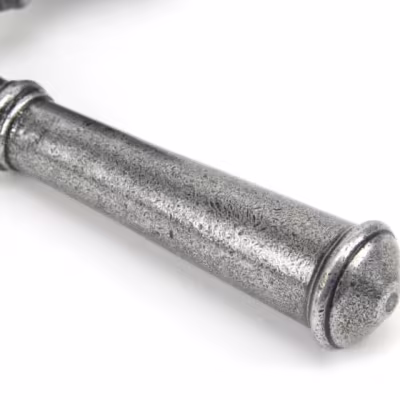 Pewter Regency Lever Bathroom Set - Image 3