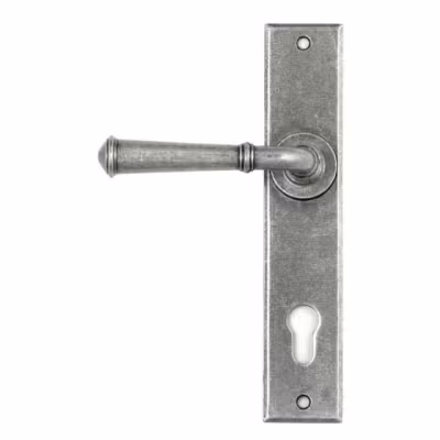 Pewter Regency Lever Espag. Lock Set - Image 1