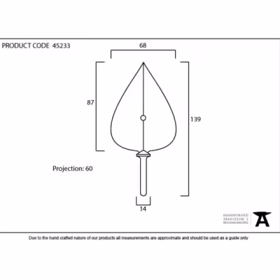 Pewter Shropshire Coat Hook - Image 3
