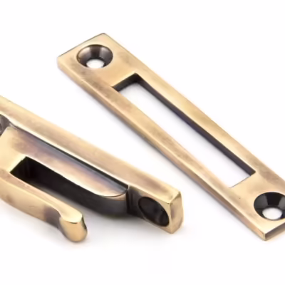 Polished Bronze Locking Hinton Fastener - Image 4