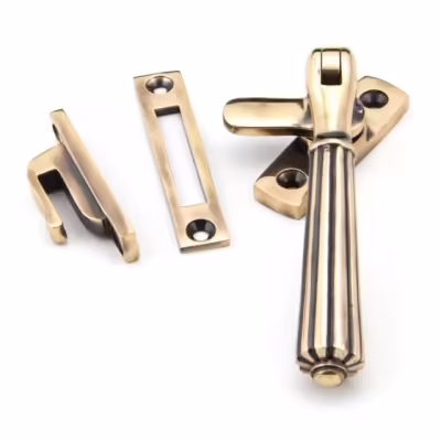 Polished Bronze Locking Hinton Fastener