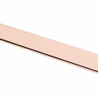 Polished Bronze 425mm Art Deco Fingerplate