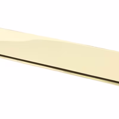 Aged Brass 300mm Art Deco Fingerplate