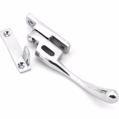 Polished Chrome Night-Vent Locking Peardrop Fastener - RH - Image 3