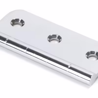 Polished Chrome 3" Dummy Butt Hinge (Single) - Image 2