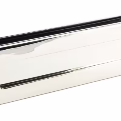 Polished Nickel Traditional Letterbox