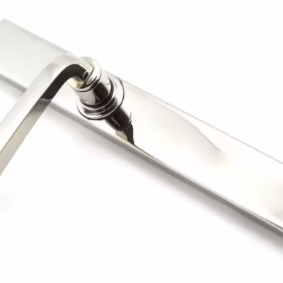 Polished Nickel Avon Slimline Lever Latch Set - Image 4