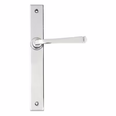 Polished Chrome Avon Slimline Lever Latch Set