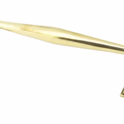 Aged Brass 300mm Art Deco Pull Handle