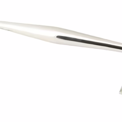 Polished Nickel 300mm Art Deco Pull Handle