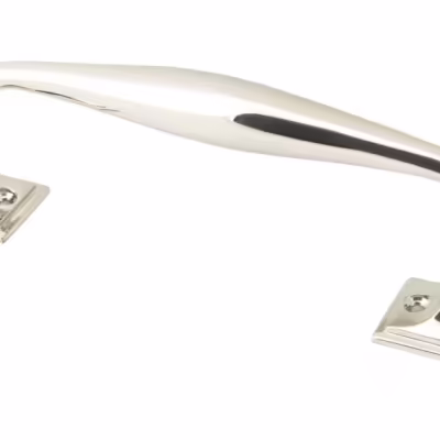 Polished Nickel 230mm Art Deco Pull Handle