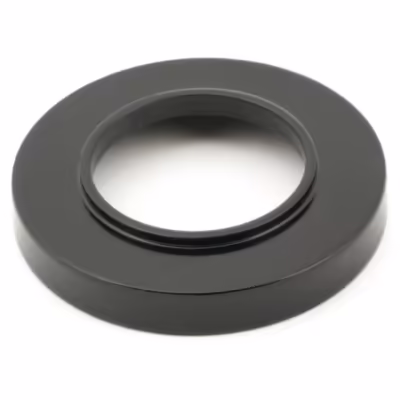 Black Avon Round Lever on Rose Set (Plain) - Image 3