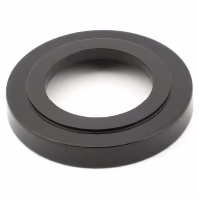 Black Avon Round Lever on Rose Set (Art Deco) - Image 3