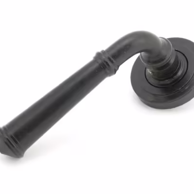 External Beeswax Regency Lever on Rose Set (Art Deco)