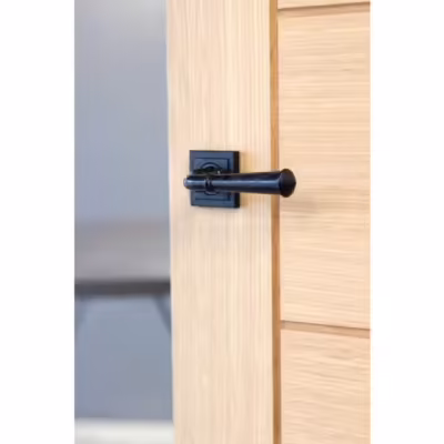 External Beeswax Regency Lever on Rose Set (Square) - Image 4